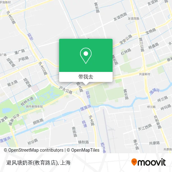 避风塘奶茶(教育路店)地图