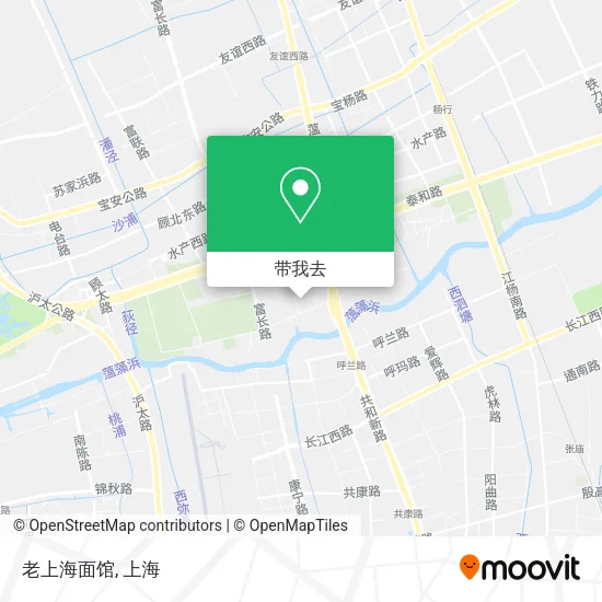 老上海面馆地图