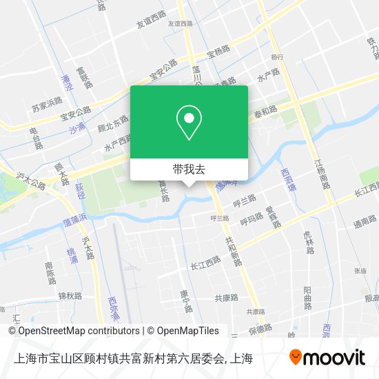 上海市宝山区顾村镇共富新村第六居委会地图