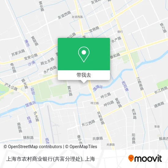 上海市农村商业银行(共富分理处)地图