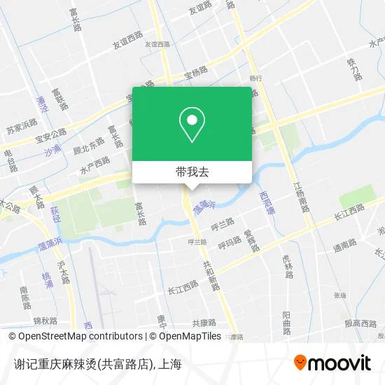 谢记重庆麻辣烫(共富路店)地图