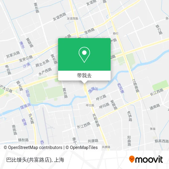 巴比馒头(共富路店)地图
