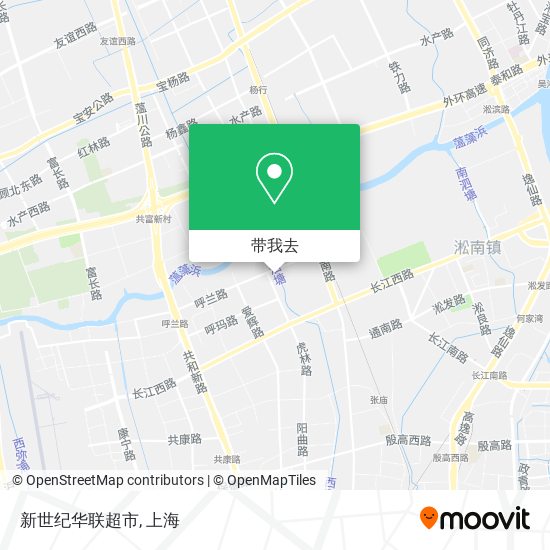 新世纪华联超市地图