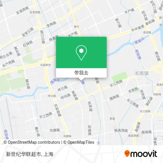 新世纪华联超市地图