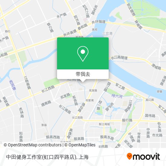 中田健身工作室(虹口四平路店)地图