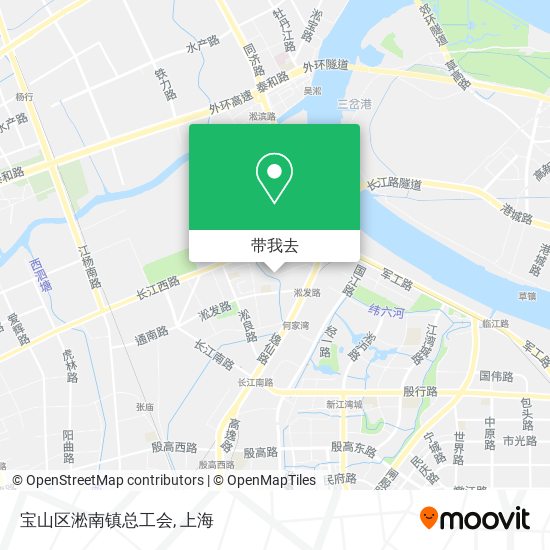 宝山区淞南镇总工会地图