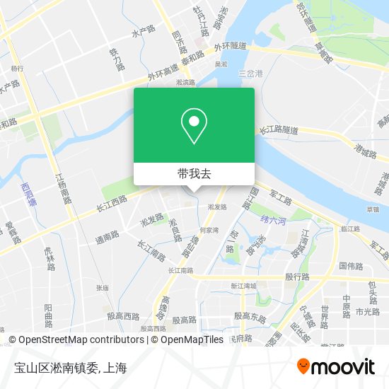 宝山区淞南镇委地图