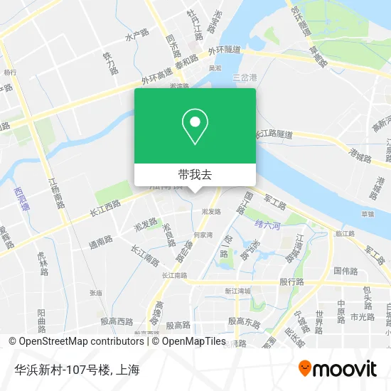 华浜新村-107号楼地图