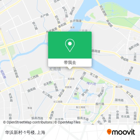 华浜新村-1号楼地图