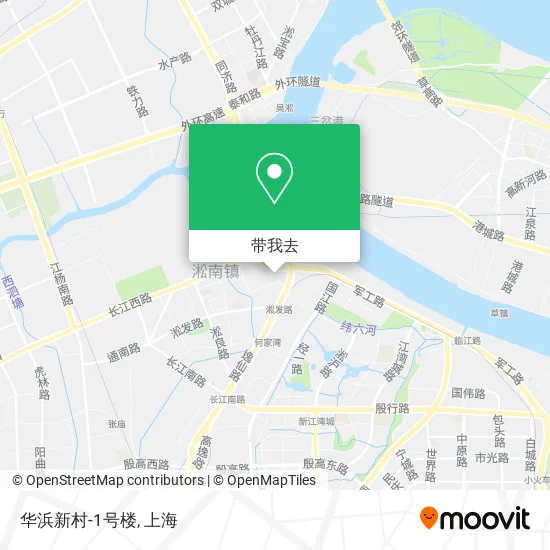 华浜新村-1号楼地图