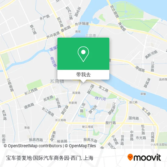 宝车荟复地·国际汽车商务园-西门地图