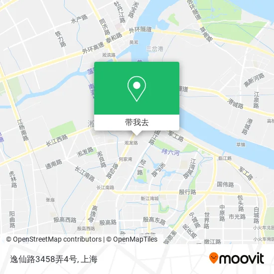 逸仙路3458弄4号地图