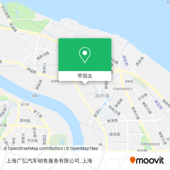 上海广弘汽车销售服务有限公司地图