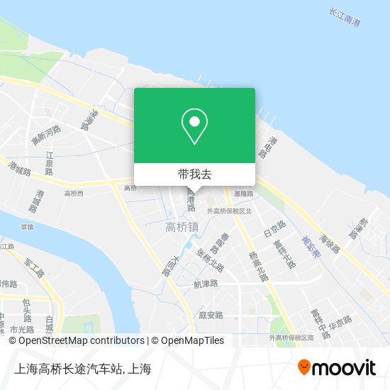 上海高桥长途汽车站地图