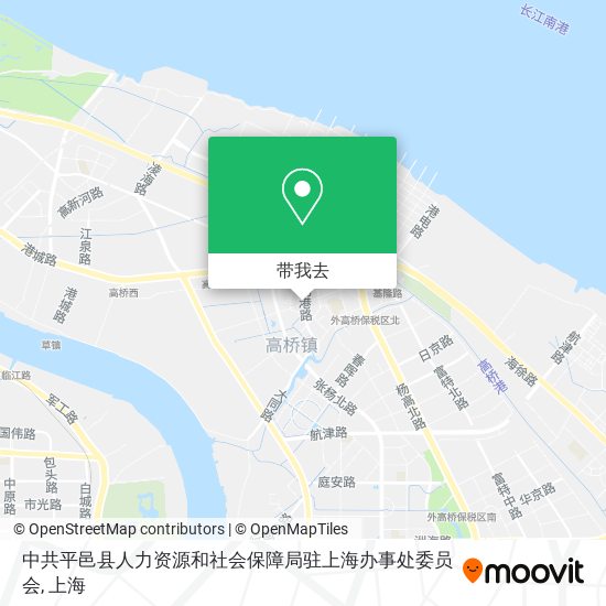 中共平邑县人力资源和社会保障局驻上海办事处委员会地图