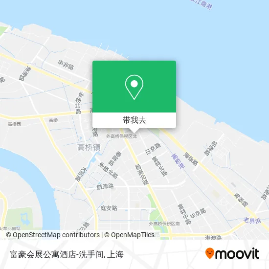 富豪会展公寓酒店-洗手间地图