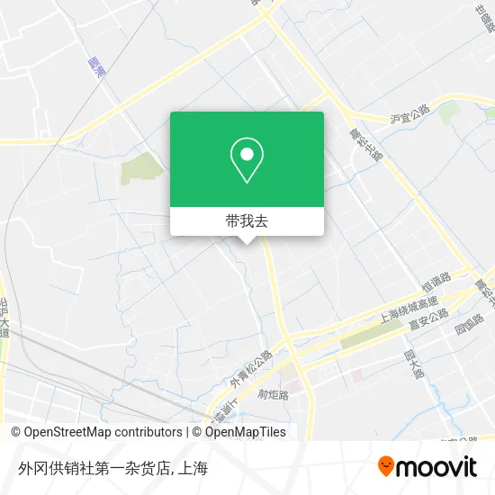 外冈供销社第一杂货店地图
