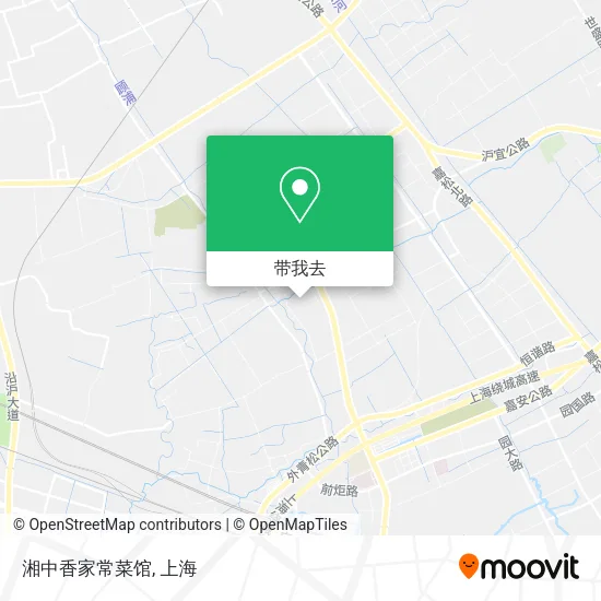 湘中香家常菜馆地图