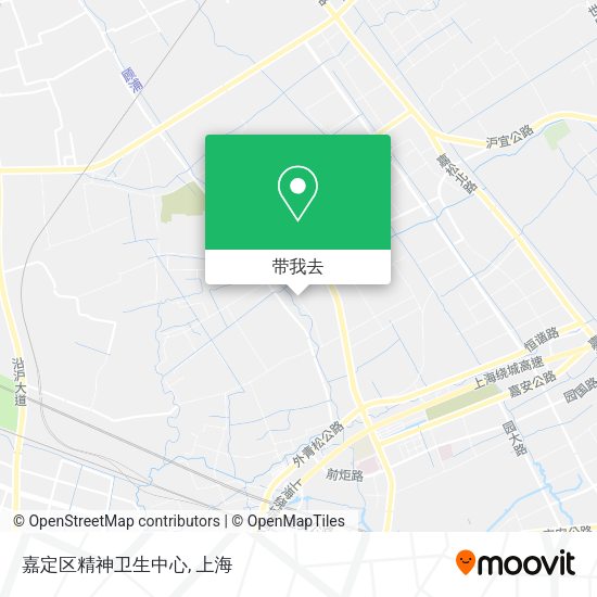 嘉定区精神卫生中心地图