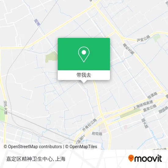 嘉定区精神卫生中心地图