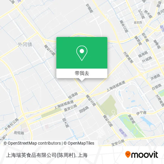 上海瑞英食品有限公司(陈周村)地图