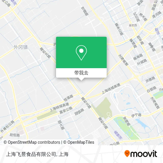 上海飞昱食品有限公司地图