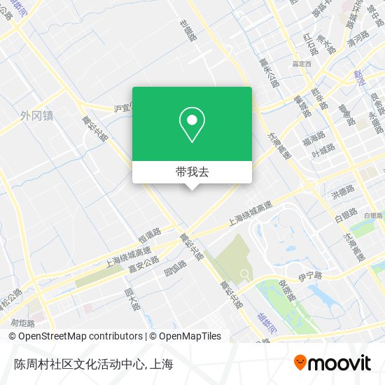 陈周村社区文化活动中心地图
