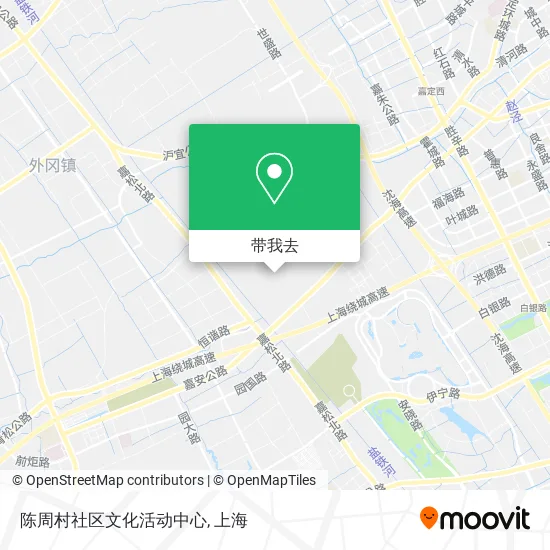 陈周村社区文化活动中心地图