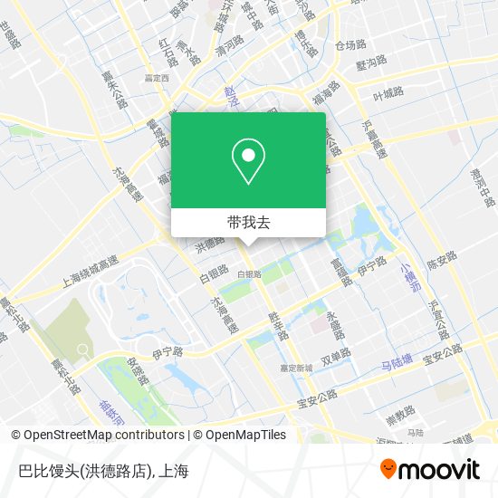 巴比馒头(洪德路店)地图