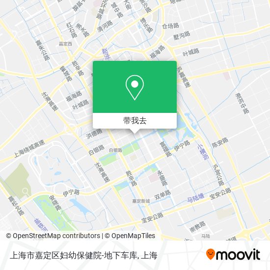 上海市嘉定区妇幼保健院-地下车库地图