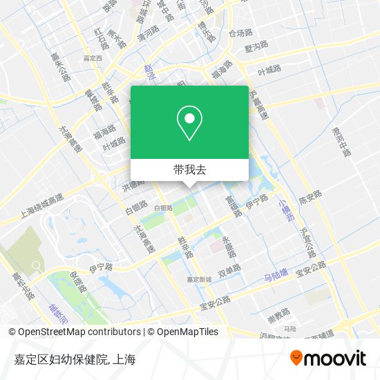 嘉定区妇幼保健院地图