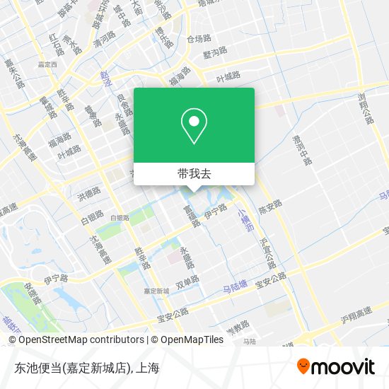 东池便当(嘉定新城店)地图