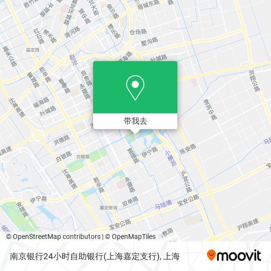 南京银行24小时自助银行(上海嘉定支行)地图