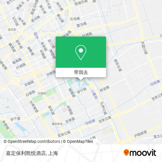 嘉定保利凯悦酒店地图