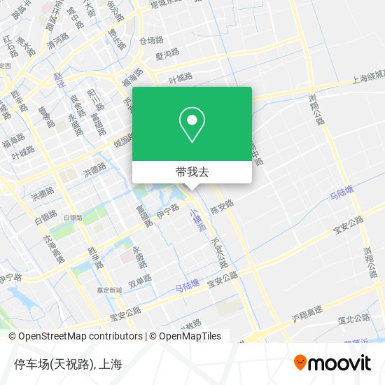 停车场(天祝路)地图