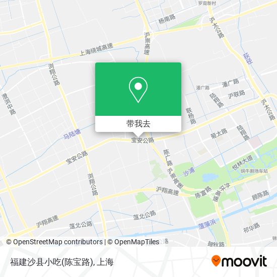 福建沙县小吃(陈宝路)地图