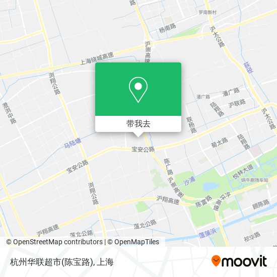 杭州华联超市(陈宝路)地图