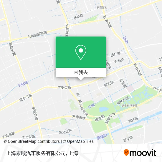 上海康顺汽车服务有限公司地图