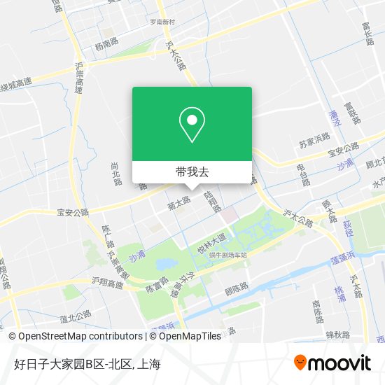 好日子大家园B区-北区地图