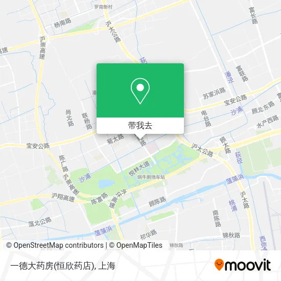 一德大药房(恒欣药店)地图