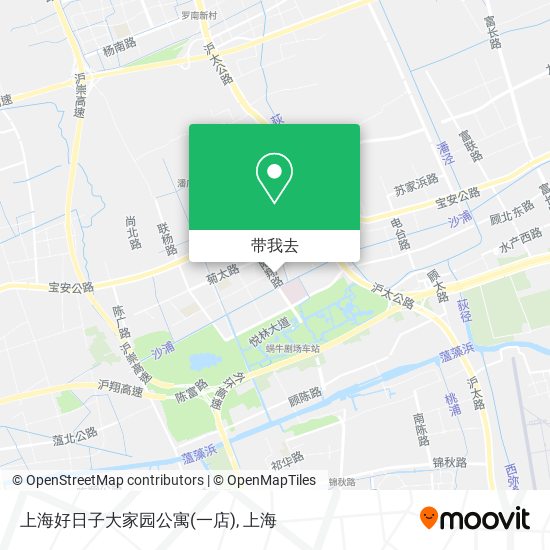 上海好日子大家园公寓(一店)地图