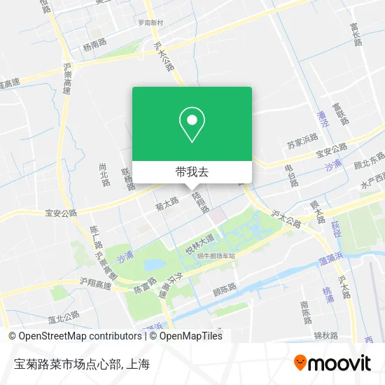 宝菊路菜市场点心部地图