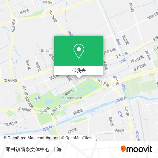 顾村镇菊泉文体中心地图