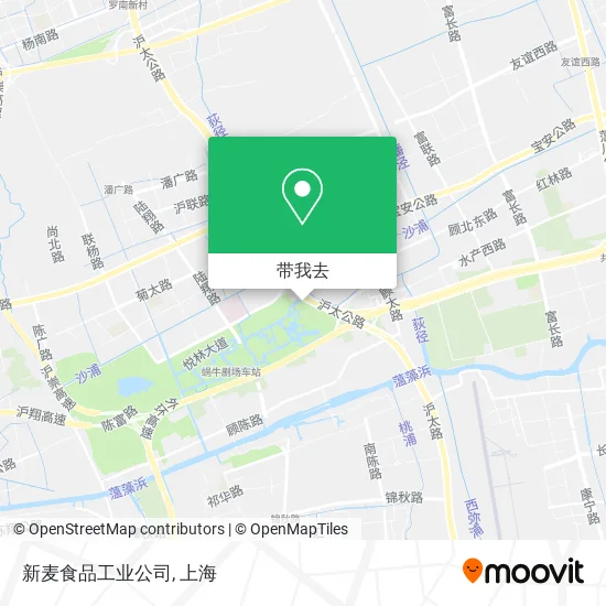新麦食品工业公司地图