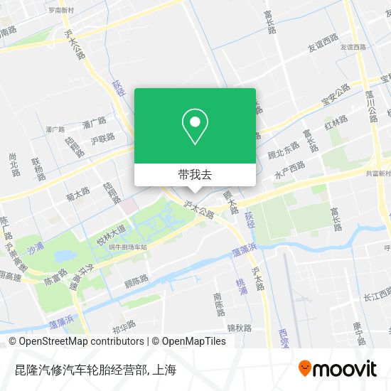 昆隆汽修汽车轮胎经营部地图
