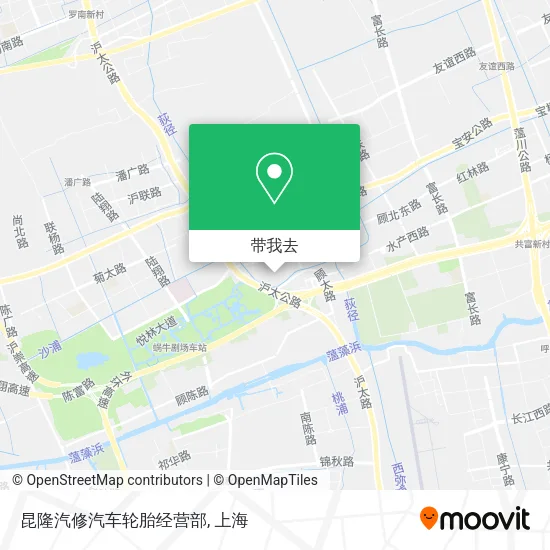 昆隆汽修汽车轮胎经营部地图