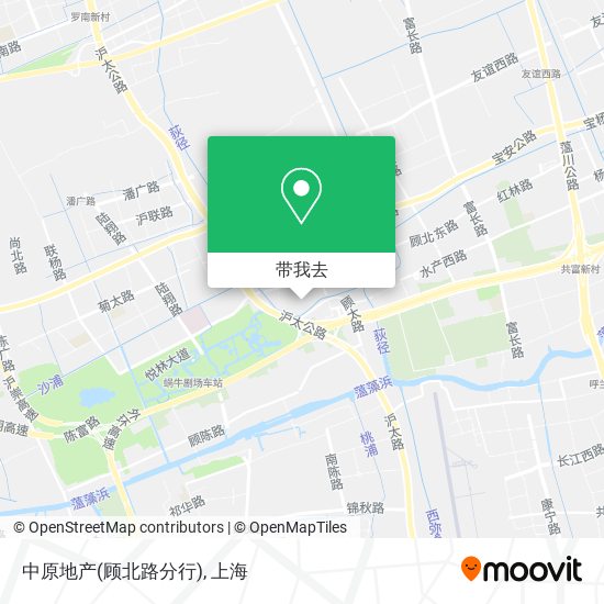 中原地产(顾北路分行)地图