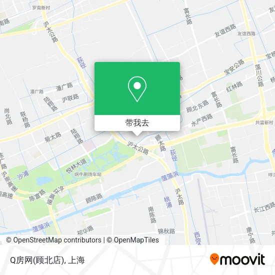 Q房网(顾北店)地图