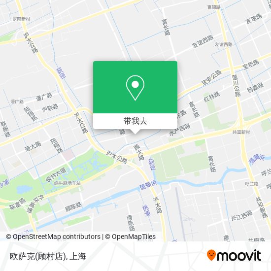 欧萨克(顾村店)地图