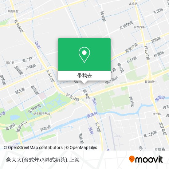 豪大大(台式炸鸡港式奶茶)地图
